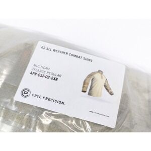Crye Precision Shirt Mens 2XL G3 All Weather Combat Multicam Regular 1/4 Zip